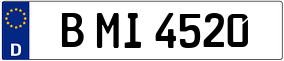 Truck License Plate